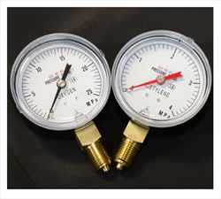 Đồng hồ đo áp suất cho khí công nghiệp hãng Nissin